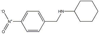 N-[(4-nitrophenyl)methyl]cyclohexanamine Struktur