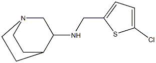 N-[(5-chlorothiophen-2-yl)methyl]-1-azabicyclo[2.2.2]octan-3-amine Struktur