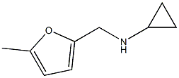 N-[(5-methyl-2-furyl)methyl]cyclopropanamine Struktur