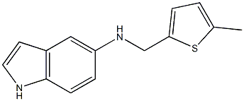 N-[(5-methylthiophen-2-yl)methyl]-1H-indol-5-amine Struktur