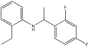 N-[1-(2,4-difluorophenyl)ethyl]-2-ethylaniline Struktur