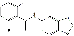 N-[1-(2,6-difluorophenyl)ethyl]-2H-1,3-benzodioxol-5-amine Struktur