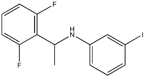 N-[1-(2,6-difluorophenyl)ethyl]-3-iodoaniline Struktur