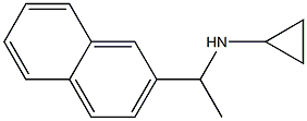 N-[1-(2-naphthyl)ethyl]cyclopropanamine Struktur