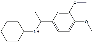 N-[1-(3,4-dimethoxyphenyl)ethyl]cyclohexanamine Struktur