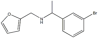 N-[1-(3-bromophenyl)ethyl]-N-(2-furylmethyl)amine Struktur