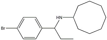 N-[1-(4-bromophenyl)propyl]cyclooctanamine Struktur