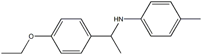 N-[1-(4-ethoxyphenyl)ethyl]-4-methylaniline Struktur