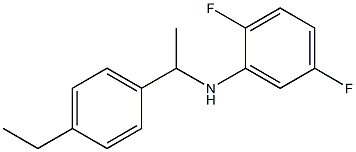 N-[1-(4-ethylphenyl)ethyl]-2,5-difluoroaniline Struktur