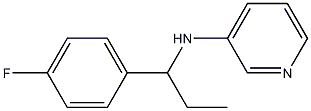 N-[1-(4-fluorophenyl)propyl]pyridin-3-amine Struktur