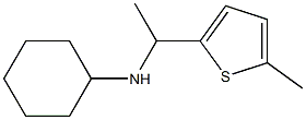 N-[1-(5-methylthiophen-2-yl)ethyl]cyclohexanamine Struktur