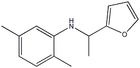 N-[1-(furan-2-yl)ethyl]-2,5-dimethylaniline Struktur