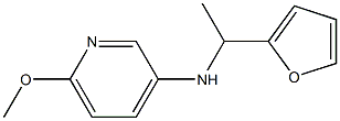 N-[1-(furan-2-yl)ethyl]-6-methoxypyridin-3-amine Struktur