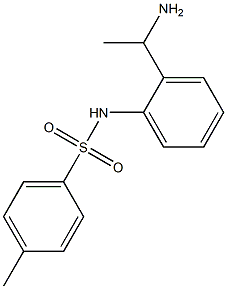 N-[2-(1-aminoethyl)phenyl]-4-methylbenzenesulfonamide Struktur