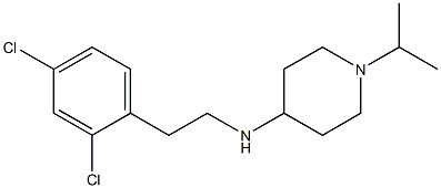 N-[2-(2,4-dichlorophenyl)ethyl]-1-(propan-2-yl)piperidin-4-amine Struktur