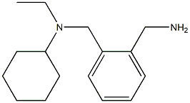 N-[2-(aminomethyl)benzyl]-N-cyclohexyl-N-ethylamine Struktur