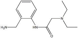 N-[2-(aminomethyl)phenyl]-2-(diethylamino)acetamide Struktur