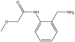 N-[2-(aminomethyl)phenyl]-2-methoxyacetamide Struktur