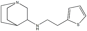 N-[2-(thiophen-2-yl)ethyl]-1-azabicyclo[2.2.2]octan-3-amine Struktur