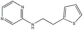 N-[2-(thiophen-2-yl)ethyl]pyrazin-2-amine Struktur