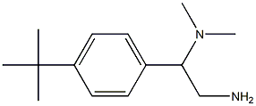 N-[2-amino-1-(4-tert-butylphenyl)ethyl]-N,N-dimethylamine Struktur