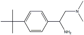 N-[2-amino-2-(4-tert-butylphenyl)ethyl]-N,N-dimethylamine Struktur