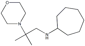 N-[2-methyl-2-(morpholin-4-yl)propyl]cycloheptanamine Struktur