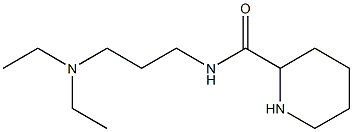 N-[3-(diethylamino)propyl]piperidine-2-carboxamide Struktur