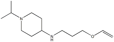 N-[3-(ethenyloxy)propyl]-1-(propan-2-yl)piperidin-4-amine Struktur