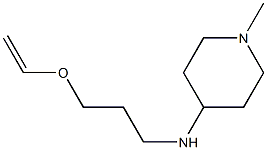 N-[3-(ethenyloxy)propyl]-1-methylpiperidin-4-amine Struktur