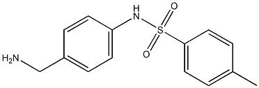 N-[4-(aminomethyl)phenyl]-4-methylbenzenesulfonamide Struktur