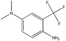 N-[4-amino-3-(trifluoromethyl)phenyl]-N,N-dimethylamine Struktur