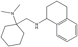 N-{[1-(dimethylamino)cyclohexyl]methyl}-1,2,3,4-tetrahydronaphthalen-1-amine Struktur