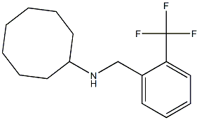 N-{[2-(trifluoromethyl)phenyl]methyl}cyclooctanamine Struktur