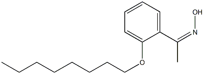 N-{1-[2-(octyloxy)phenyl]ethylidene}hydroxylamine Struktur