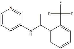 N-{1-[2-(trifluoromethyl)phenyl]ethyl}pyridin-3-amine Struktur