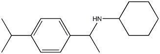 N-{1-[4-(propan-2-yl)phenyl]ethyl}cyclohexanamine Struktur