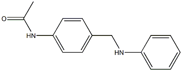 N-{4-[(phenylamino)methyl]phenyl}acetamide Struktur