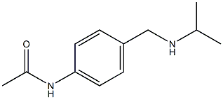 N-{4-[(propan-2-ylamino)methyl]phenyl}acetamide Struktur