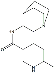 N-1-azabicyclo[2.2.2]oct-3-yl-6-methylpiperidine-3-carboxamide Struktur