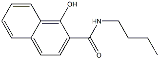 N-butyl-1-hydroxynaphthalene-2-carboxamide Struktur