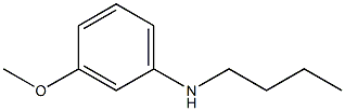 N-butyl-3-methoxyaniline Struktur