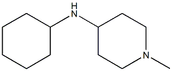 N-cyclohexyl-1-methylpiperidin-4-amine Struktur