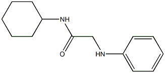 N-cyclohexyl-2-(phenylamino)acetamide Struktur