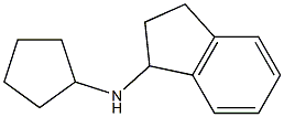 N-cyclopentyl-2,3-dihydro-1H-inden-1-amine Struktur