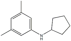 N-cyclopentyl-3,5-dimethylaniline Struktur