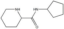 N-cyclopentylpiperidine-2-carboxamide Struktur