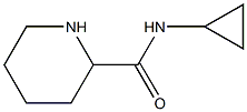 N-cyclopropylpiperidine-2-carboxamide Struktur