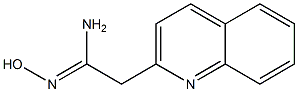 N'-hydroxy-2-(quinolin-2-yl)ethanimidamide Struktur