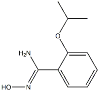 N'-hydroxy-2-isopropoxybenzenecarboximidamide Struktur